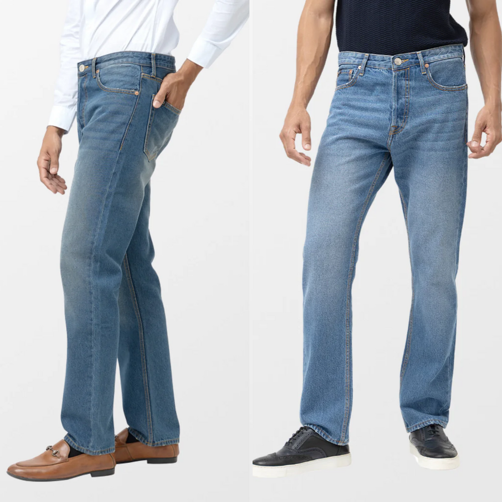 TOM STRAIGHT TINTED BLUE & MID BLUE