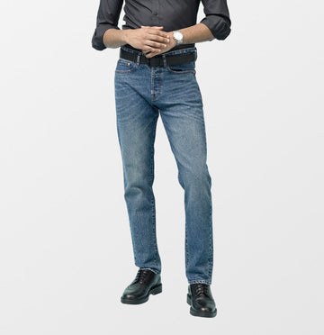 Arthur Slim in Mid Blue